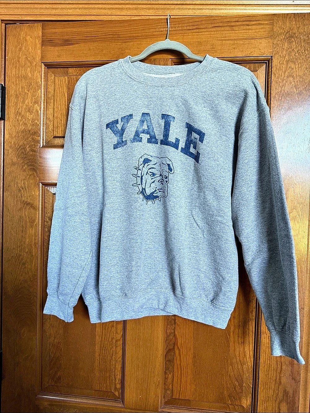 Yale EST. 1701 Crewneck Gray Collegiate Sweatshirt